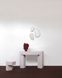 Lock | Wood, Steel & Lacquer Side Table | Side Table - INTERNATIONAL DESIGN - Side Tables - luxury - art