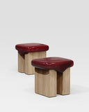 Wax | Sculptural Wood Stool - INTERNATIONAL DESIGN - Stools - luxury - art